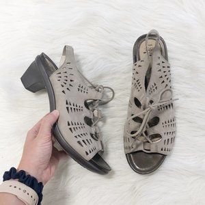 ABEO BIO System Goldie Metatarsal Heel Sandal SZ 9